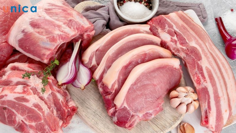 Thành phần dinh dưỡng từ thịt lợn