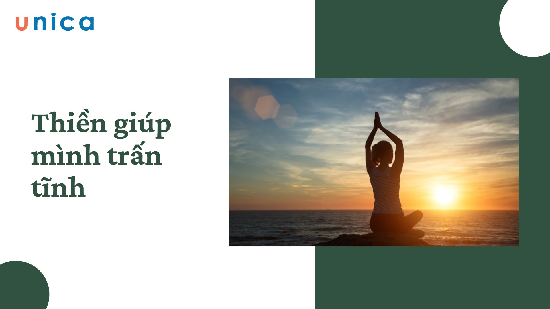 Bình tĩnh hơn nhờ thiền