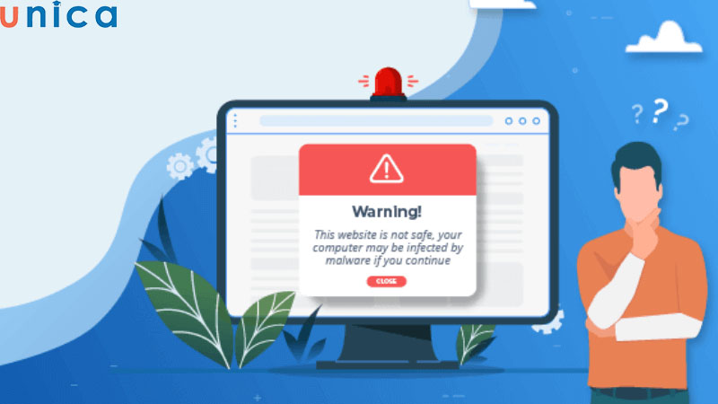 Website chứa phần mềm độc hại cần tuyệt đối tránh không nên đặt liên kết ngoài