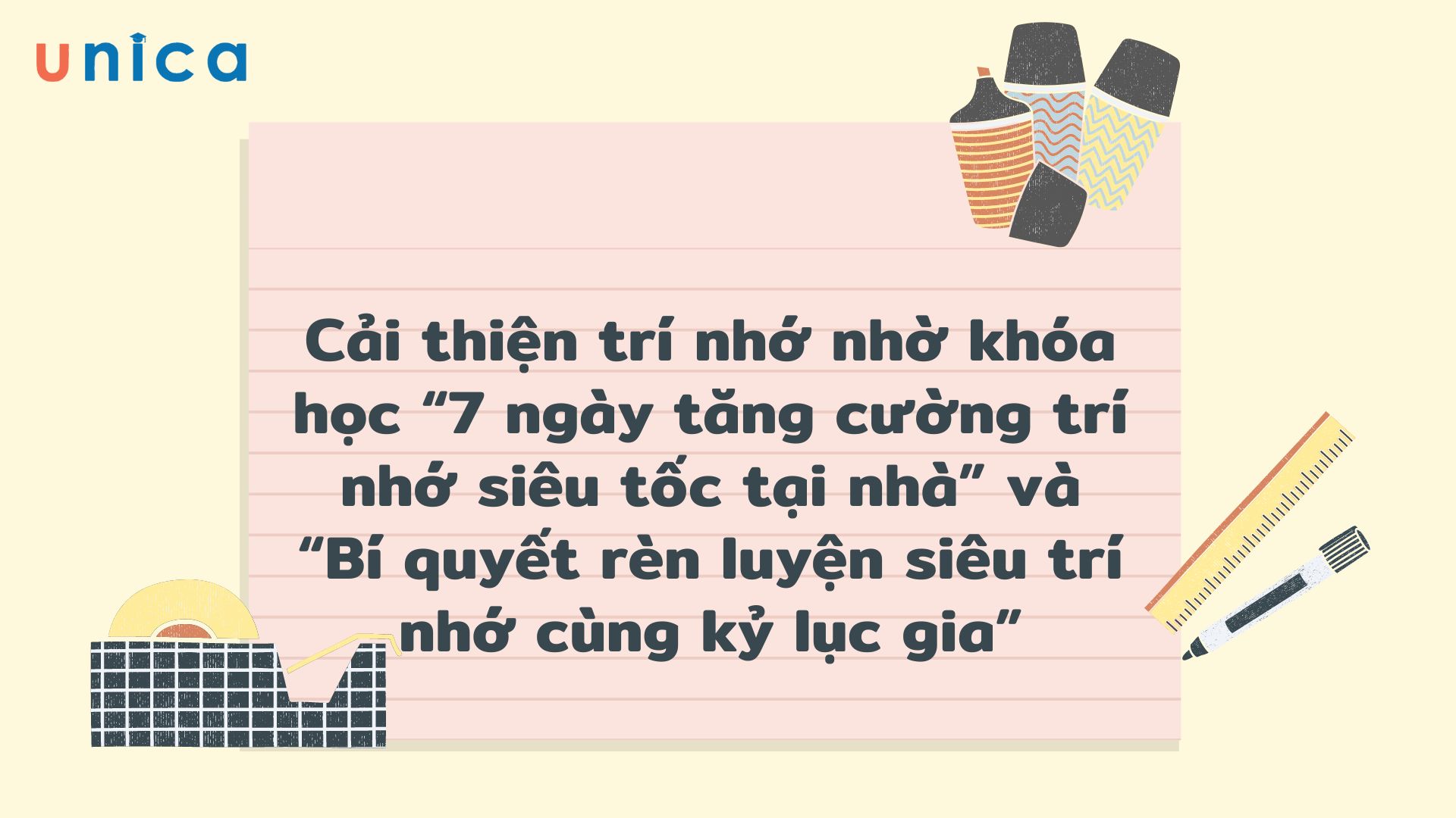 Mình quyết định học cải thiện trí nhớ