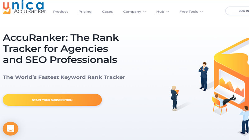 AccuRanker hỗ trợ check thứ hạng từ khoá chính xác