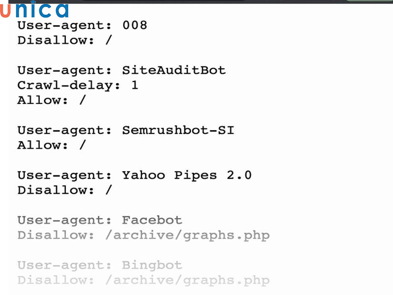 File robots.txt chuẩn