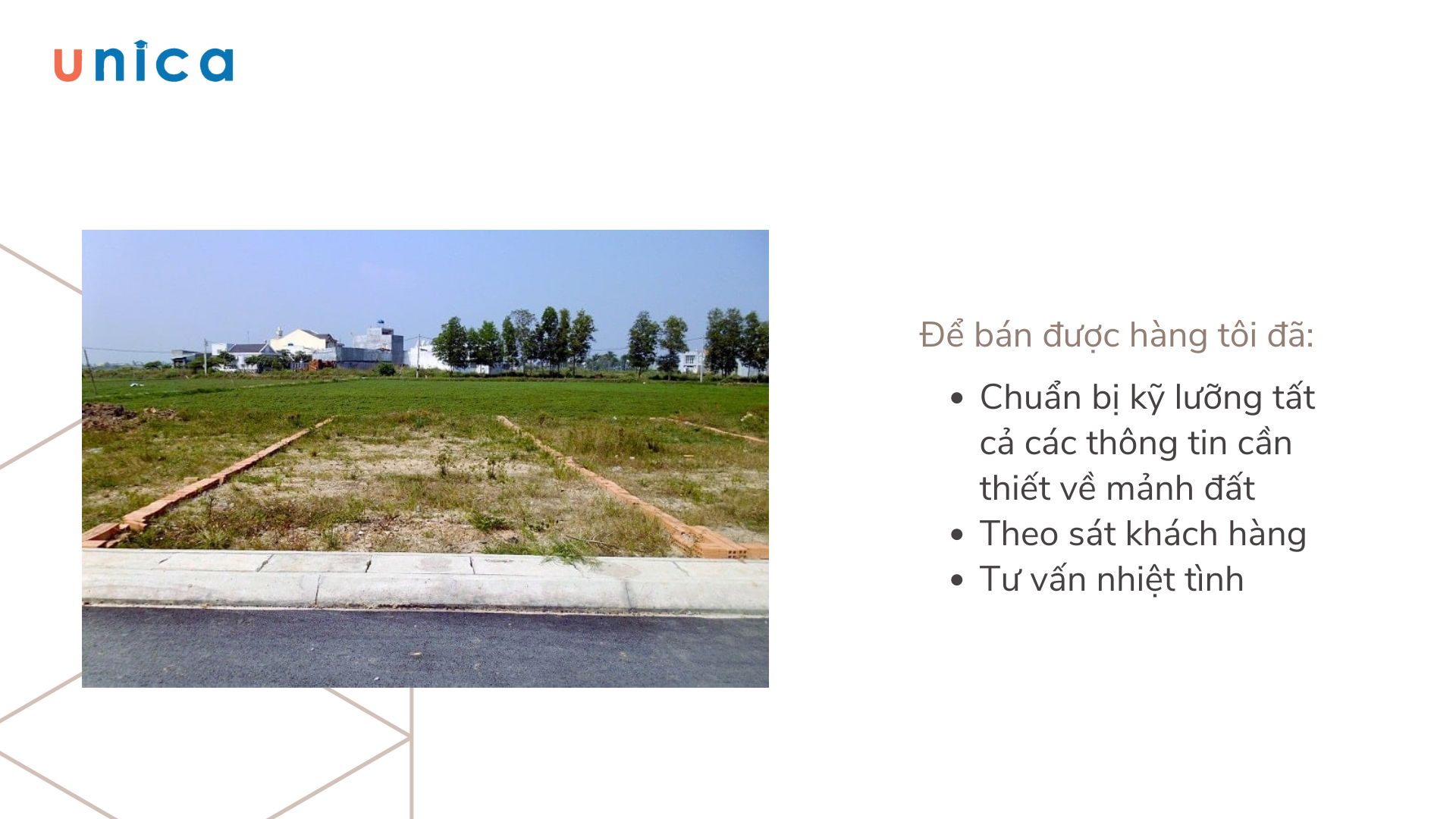 Lô đất đầu tiên tôi bán được