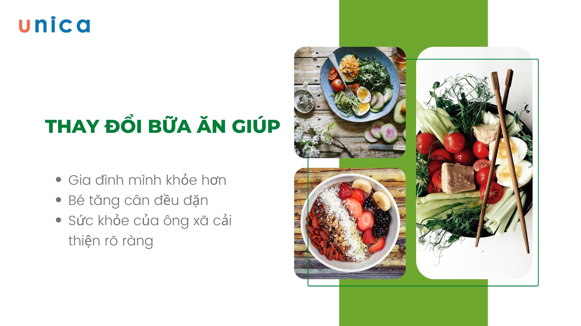 Ăn uống đúng cách giúp cả nhà mình khỏe hơn