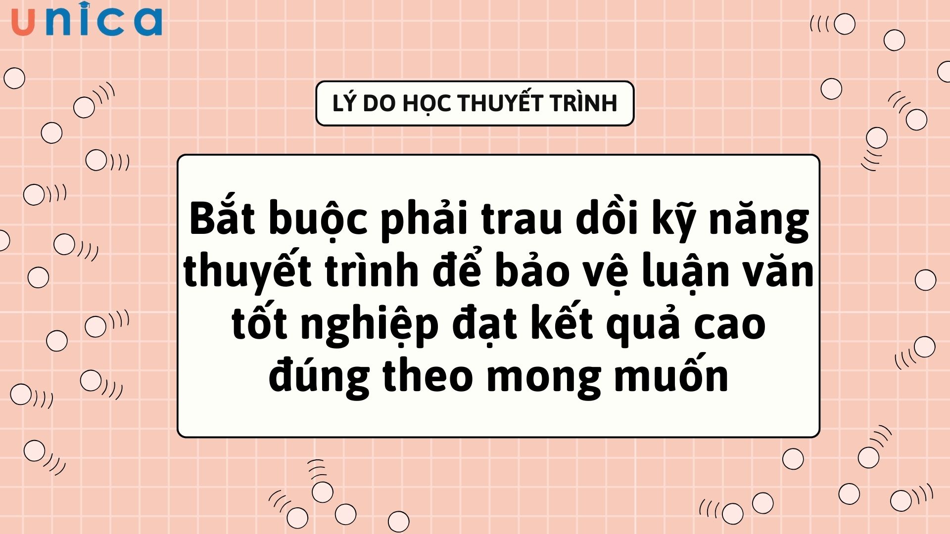 Bắt buộc phải thuyết trình để tốt nghiệp