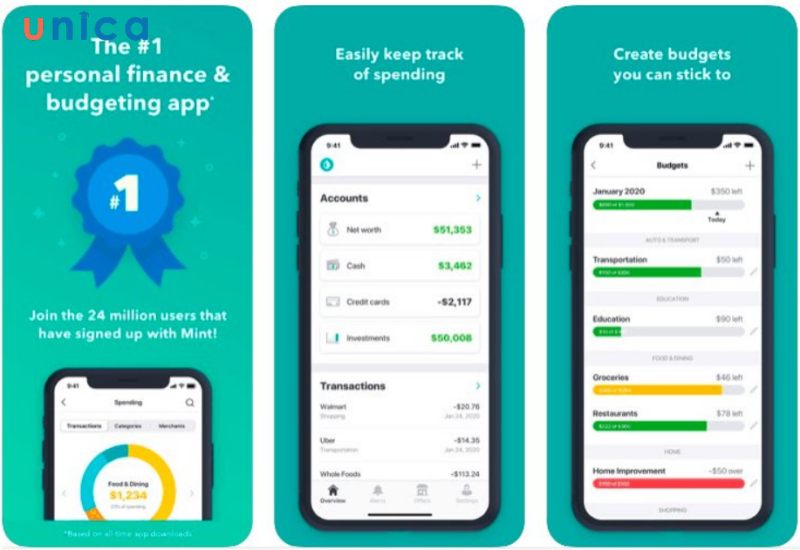 Mint là một trong những ứng dụng quản lý tài chính cá nhân phổ biến nhất hiện nay