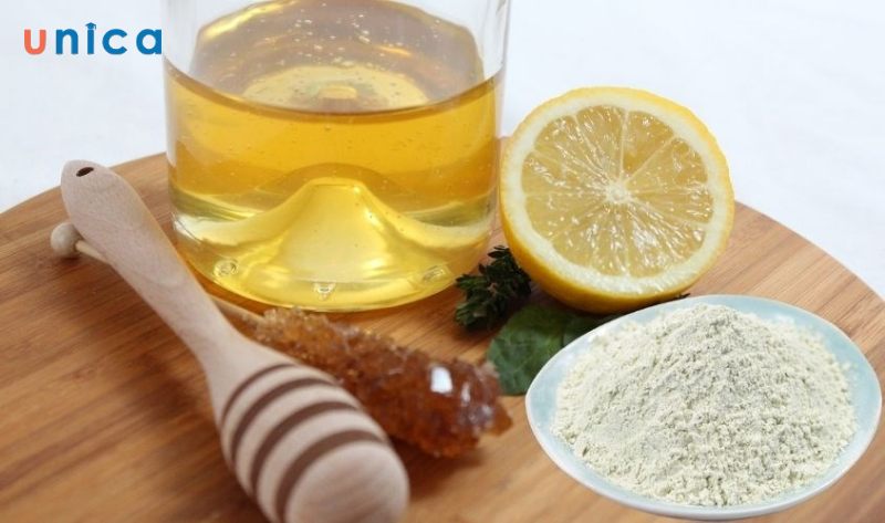 Công thức mặt nạ mật ong chanh với bột đậu xanh