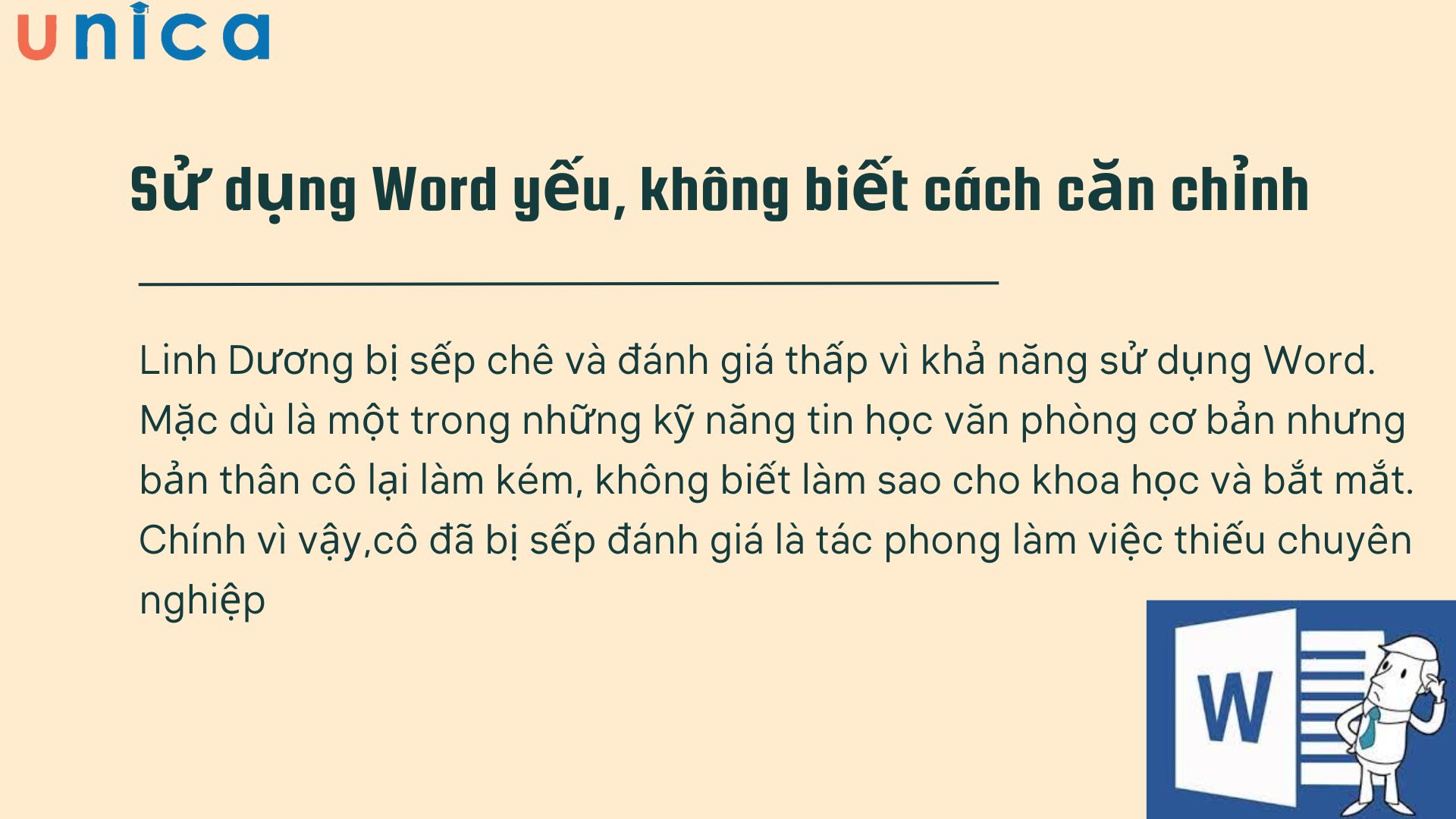 Sử dụng word kém, căn chỉnh xấu nến bị sếp chê thậm tệ