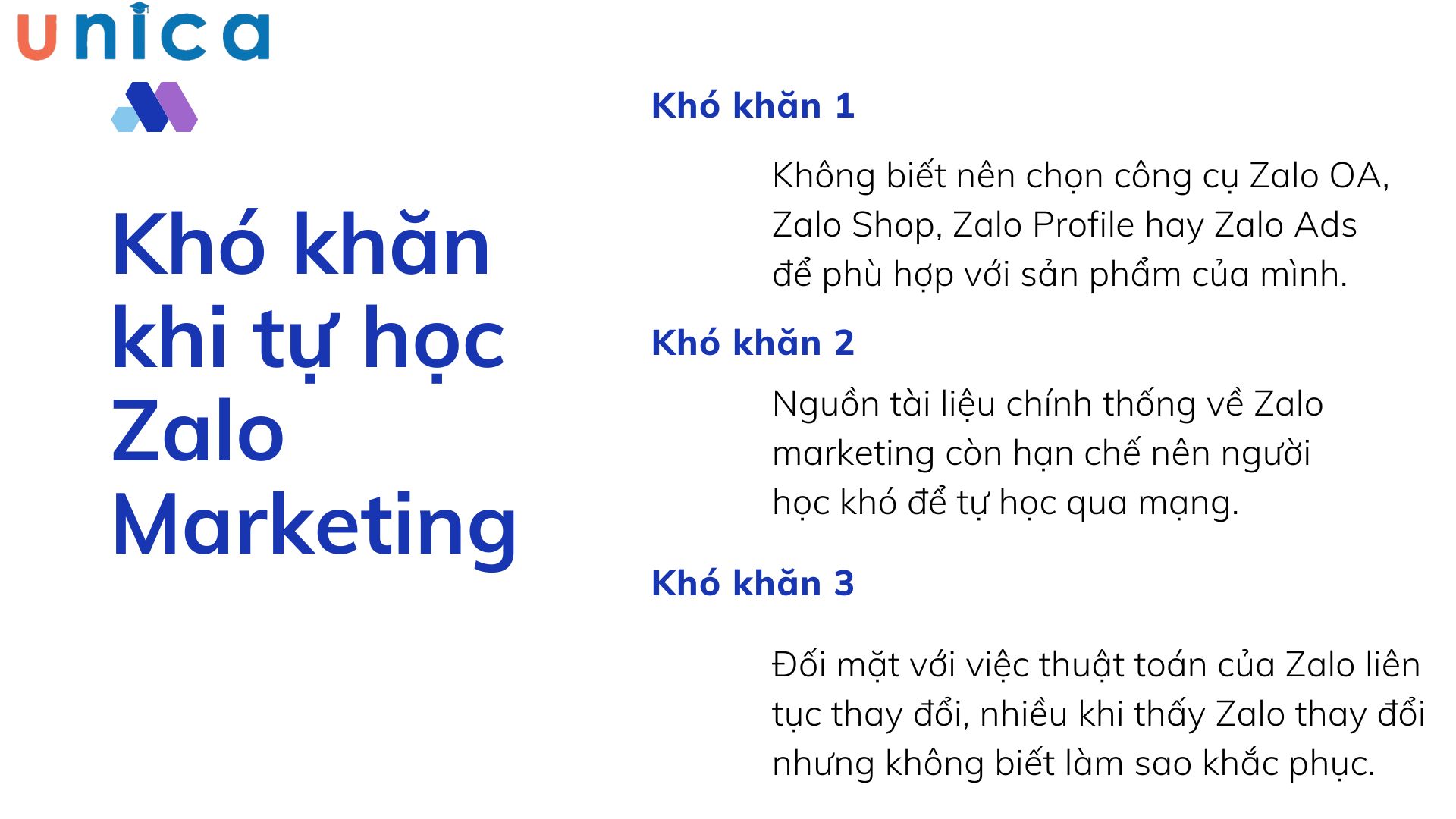 Khó khăn khi tự học Zalo Marketing tại nhà mà không ai hướng dẫn