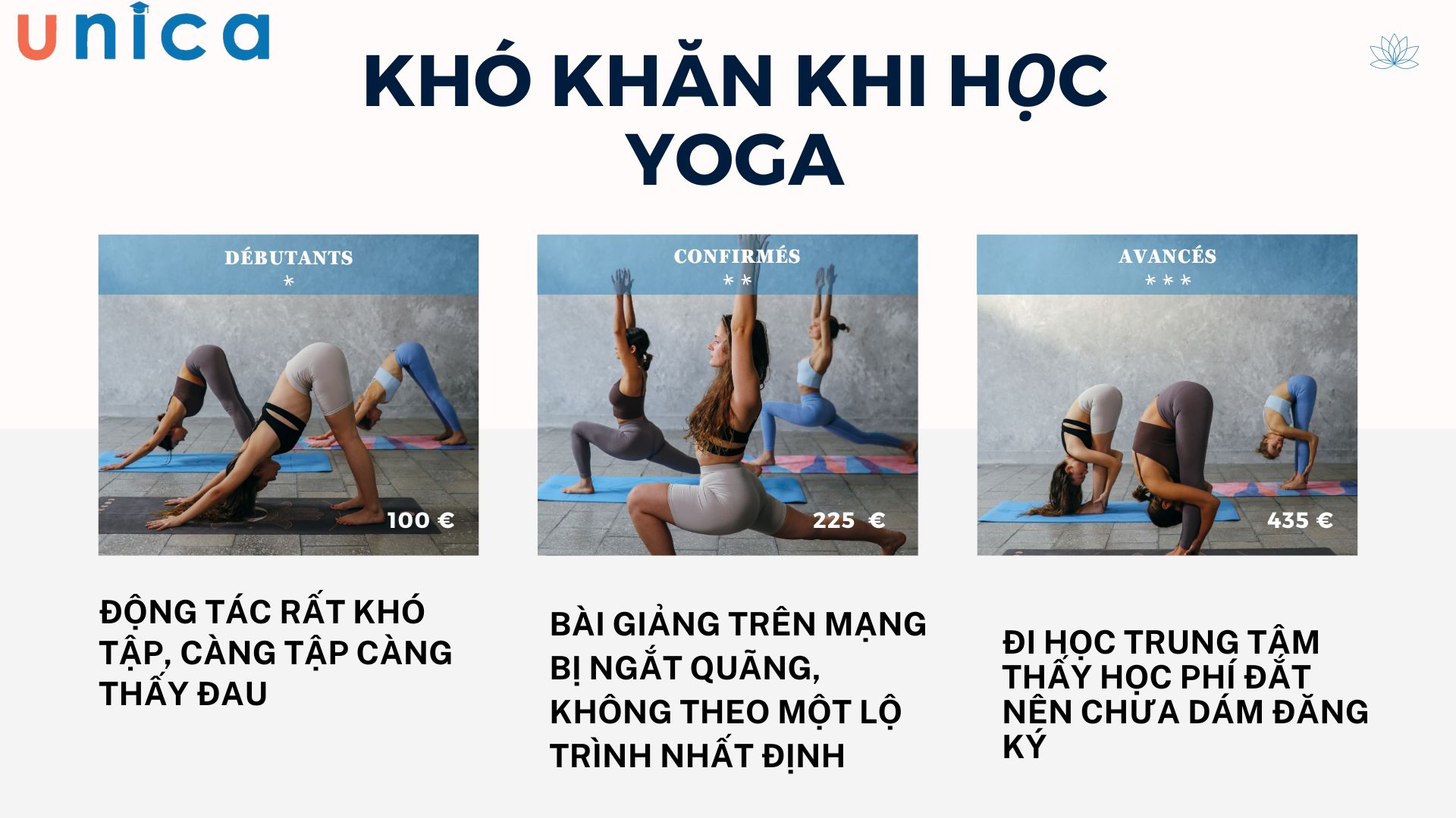 Khó khăm trong quá trình học Yoga