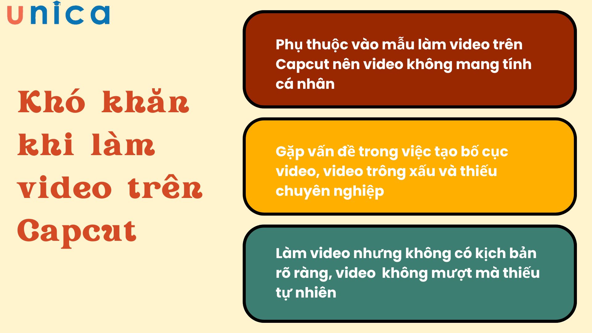 Tự làm video trên Capcut nhưng trông rất xấu và thiếu chuyên nghiệp