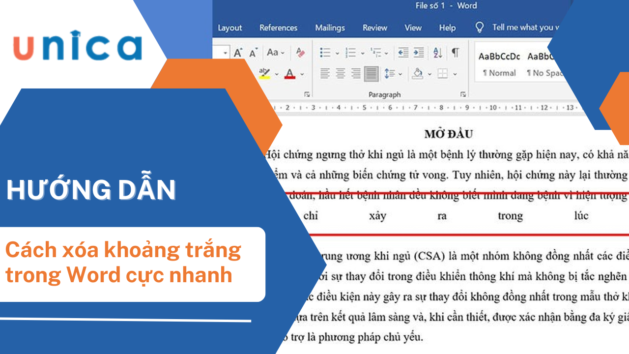 3 Cách xóa khoảng trắng trong Word cực đơn giản