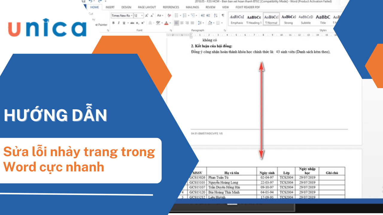 Cách sửa lỗi nhảy trang trong Word chỉ phút mốt