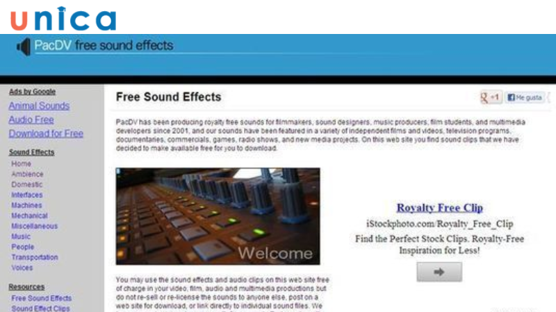 PacDV là nền tảng cung cấp hiệu ứng âm thanh vừa chuyên nghiệp miễn phí