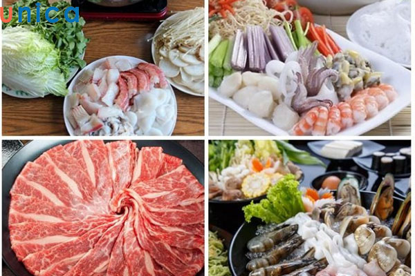 Sơ chế sạch sẽ các loại nguyên liệu làm món lẩu hải sản thập cẩm