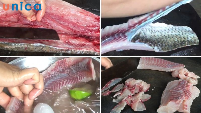 Sơ chế cá trắm