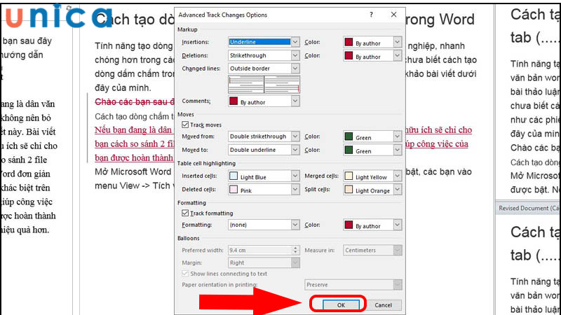 Hoàn tất bằng việc ấn OK