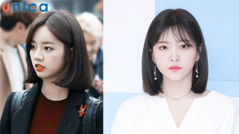 Kiểu tóc ngắn duỗi cúp tự nhiên