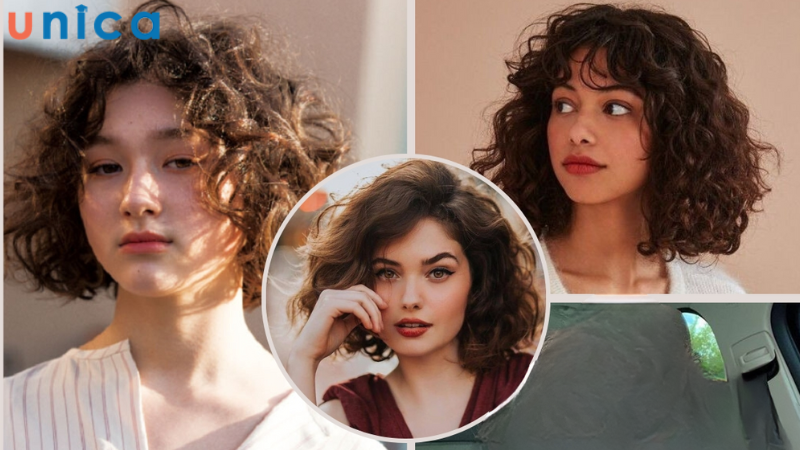 Kiểu tóc ngắn xoăn xù