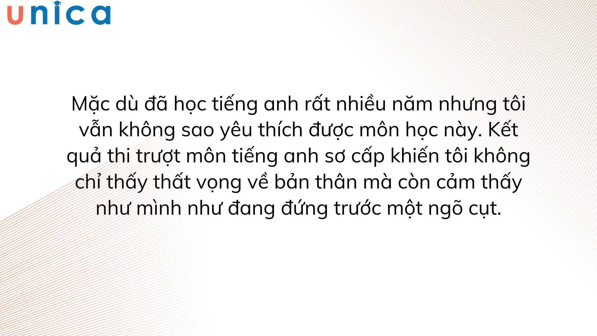 Cú sốc đầu đời khi thi trượt môn tiếng anh sơ cấp