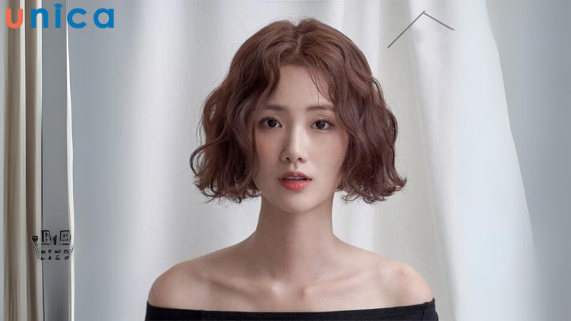 Tóc ngắn uốn Hàn Quốc
