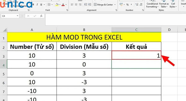 Kết quả nhận được