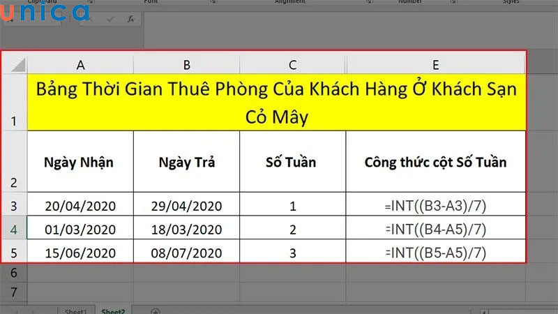 công thức hàm