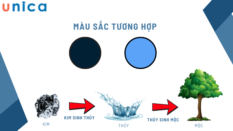 Màu tương hợp với mệnh thủy