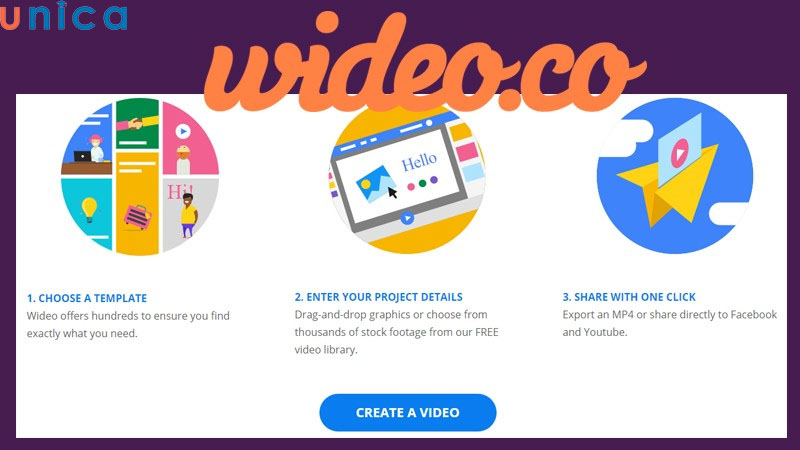 Wideo.co - website giúp bạn tạo intro video cho riêng mình nhanh chóng