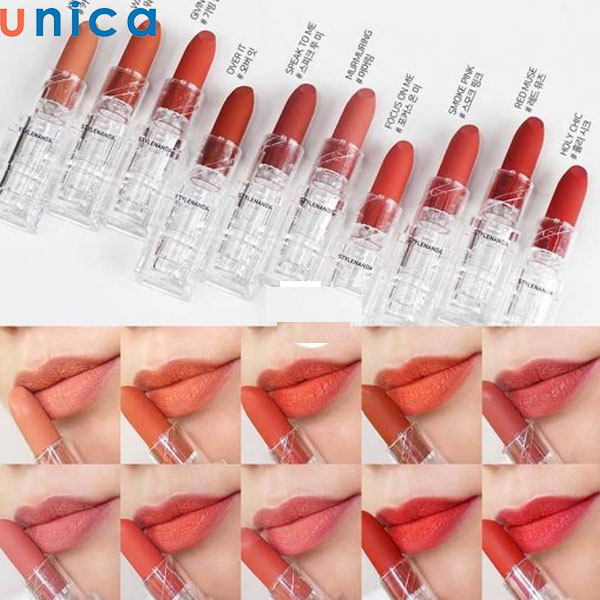 Bảng màu son 3CE Soft Matte Lipstick