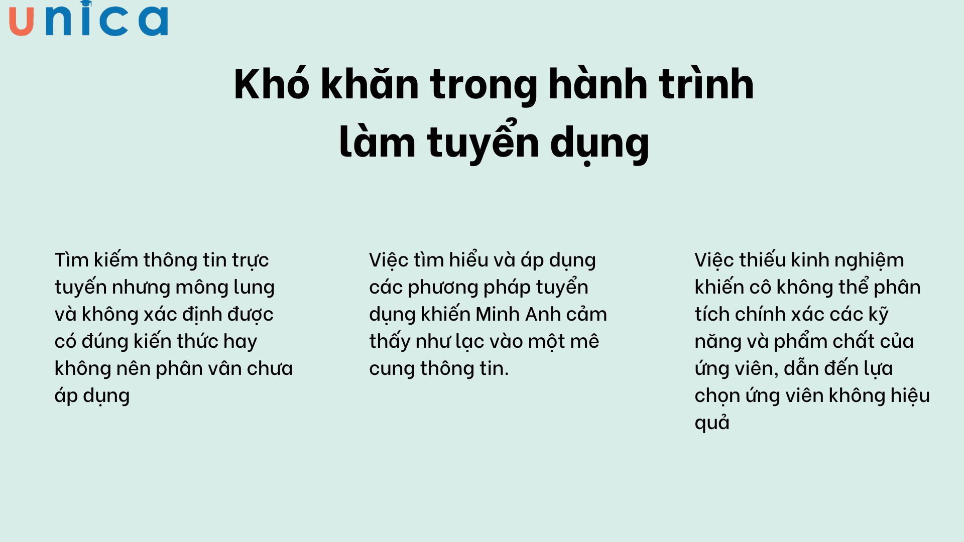 Khó khăn gặp phải khi làm nghề tuyển dụng