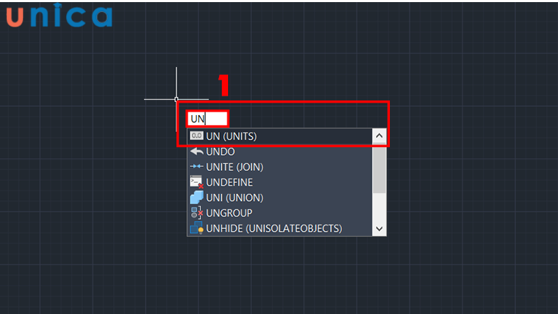 Cách chỉnh đơn vị đo trong CAD bằng lệnh UN