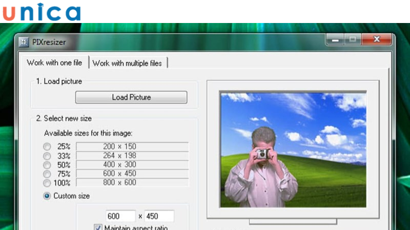 Phần mềm PIXresizer