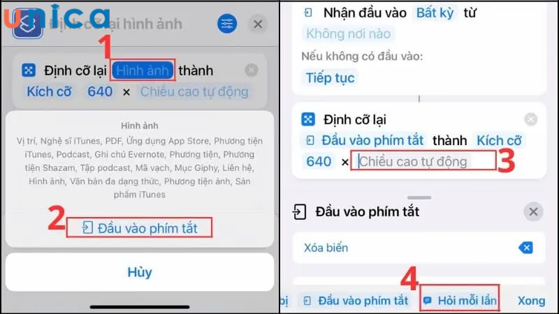 Tiến hành điều chỉnh như hướng dẫn