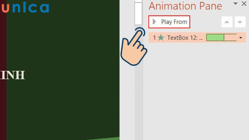 Chọn Play From để xem lại