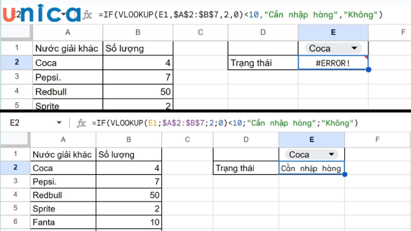 Cách khắc phục lỗi #ERROR! do nhập sai dấu chấm, dấu phẩy