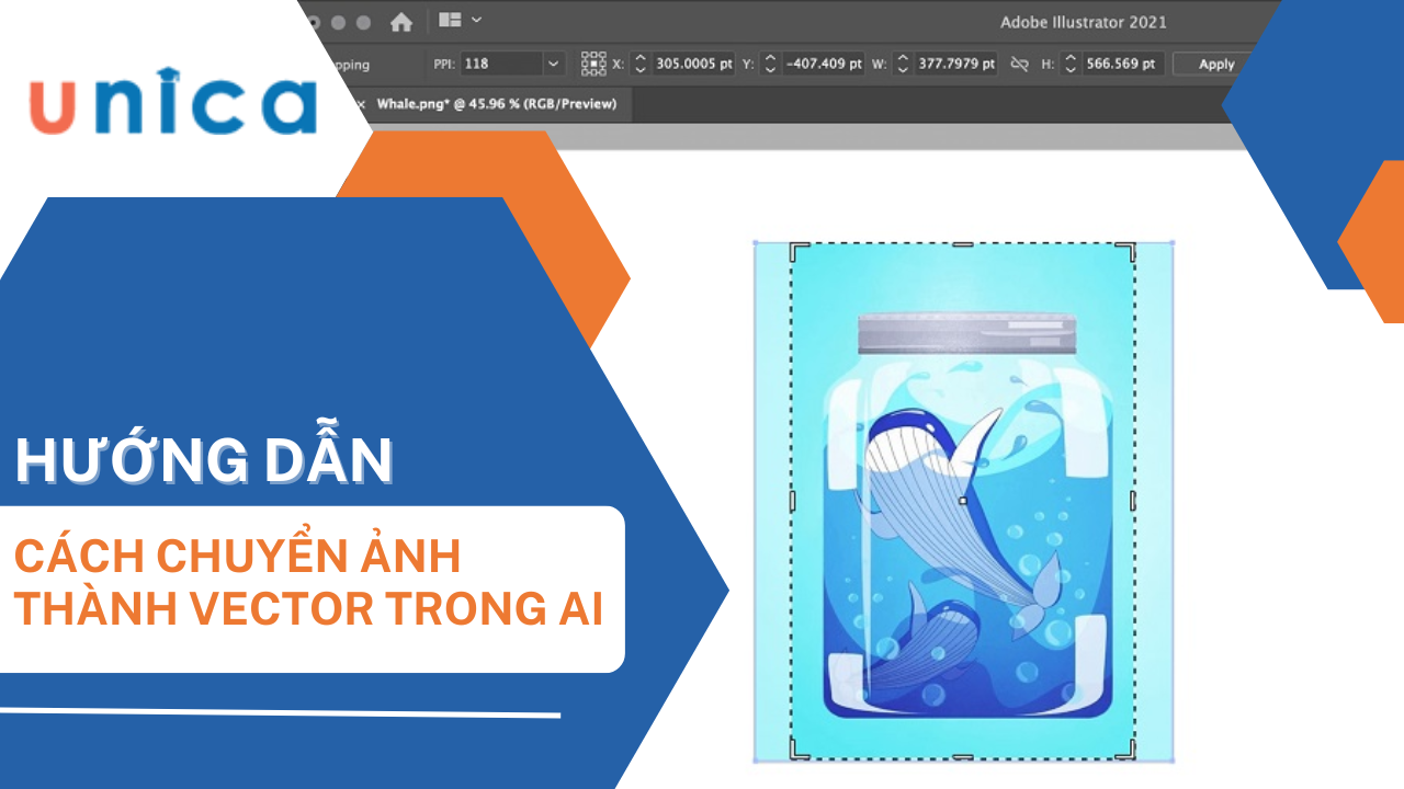 Cách chuyển hình ảnh thành vector trong Illustrator cực dễ