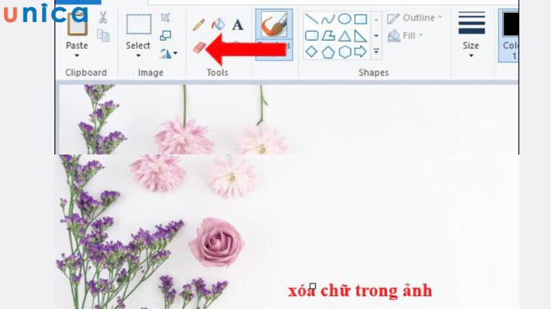 Hướng dẫn xóa ảnh bằng Paint