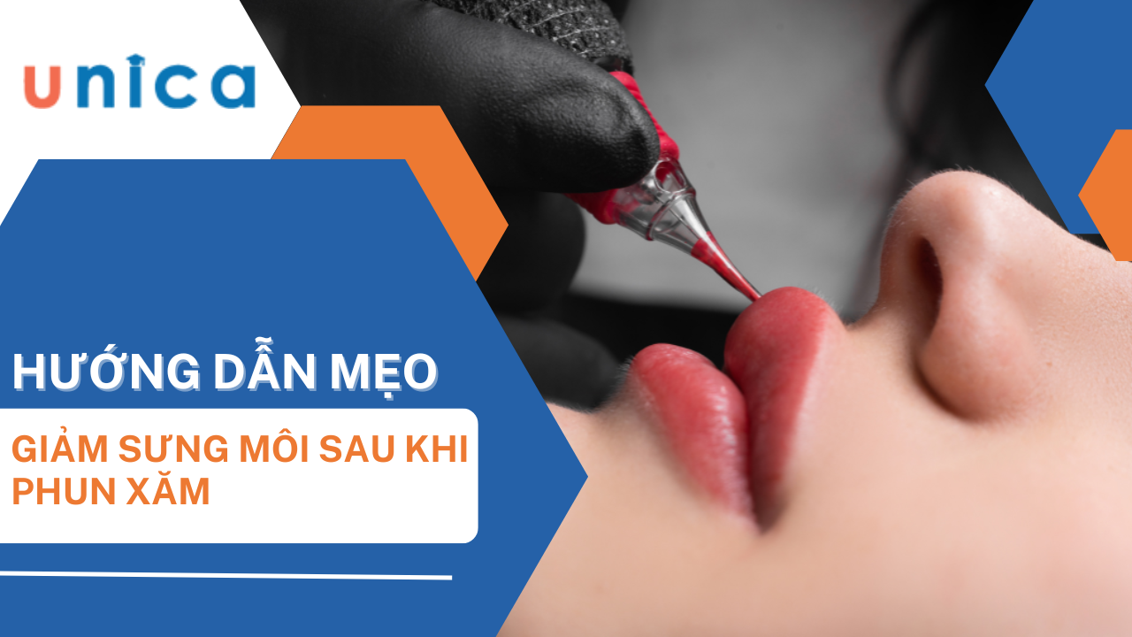 Cách giảm sưng môi sau phun hiệu quả ngay tại nhà