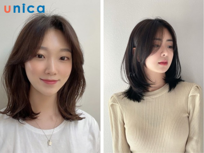 Tóc ngắn ngang vai Hàn Quốc mang phong cách nhẹ nhàng