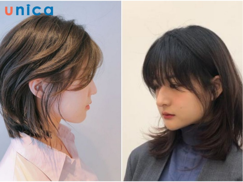 Tóc lob ngắn cho mặt tròn