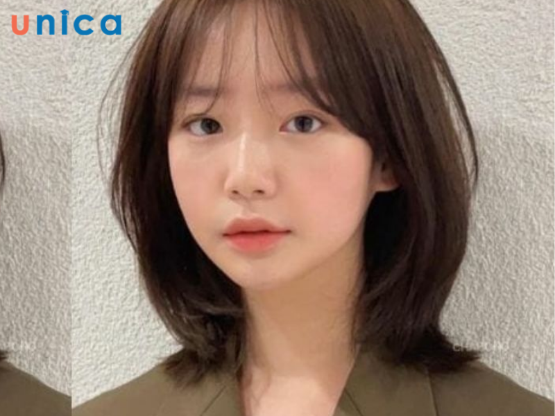 Tóc layer cho mặt tròn