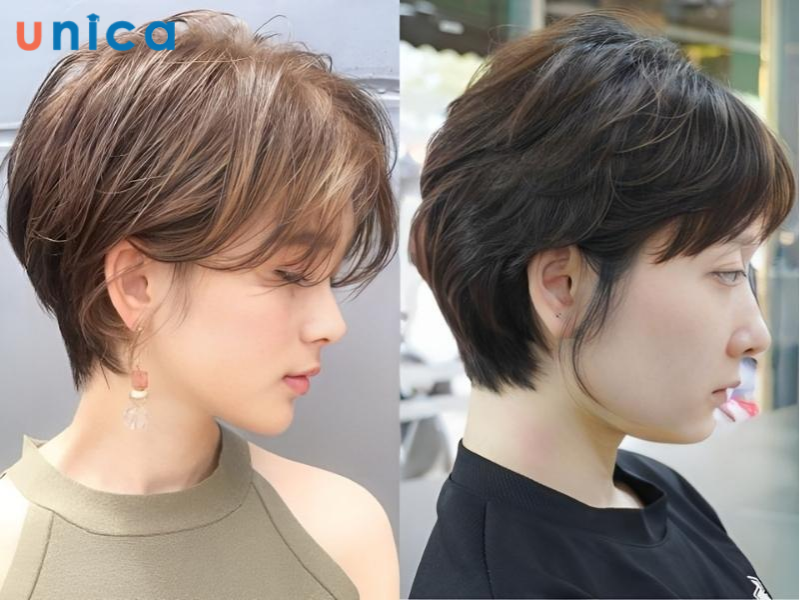 Tóc tém cho mặt tròn