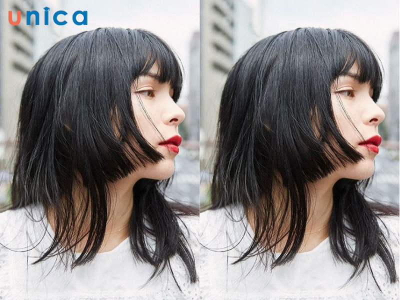 Tóc hime cho mặt tròn