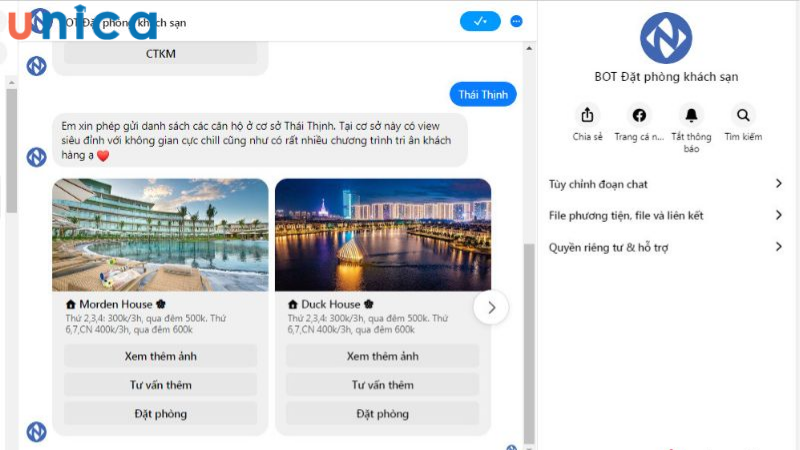 Mẫu kịch bản chatbot phòng khám