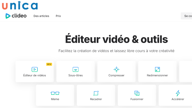 Clideo là website tăng chất lượng video miễn phí trực tuyến