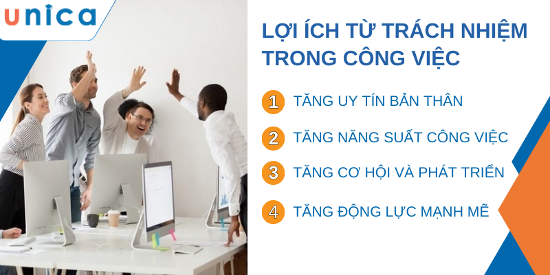 Lợi ích từ tinh thần trách nhiệm trong công việc