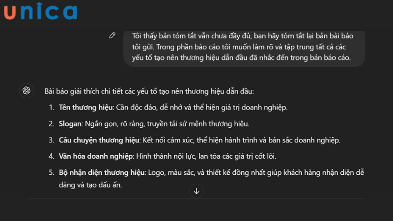 Đánh giá bản tóm tắt của Chat GPT