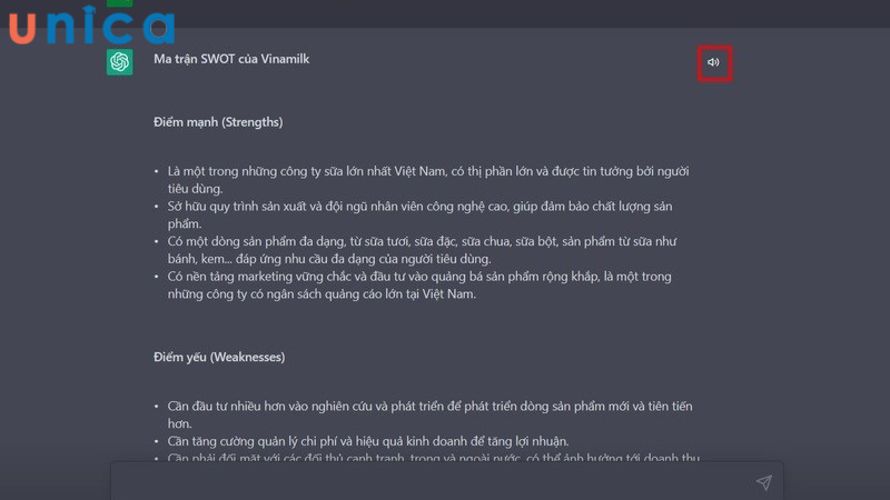 Ấn vào biểu tượng loa để nghe