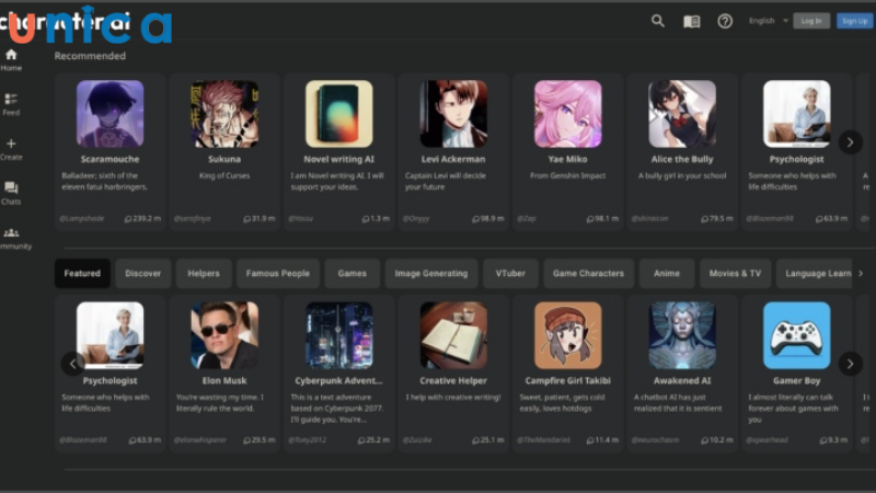 Character AI là công cụ AI tương tự Chat GPT